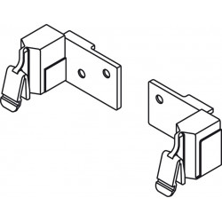 Hafele 551.88. Railing Clip for Nova Pro Scala Drawers, Back Panel