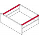 Hafele 552.30. Matrix Box Slim A, Side Railing, Rectangular
