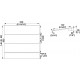 Hafele 556.87. Fineline, Stepped Spice Holder, 24"