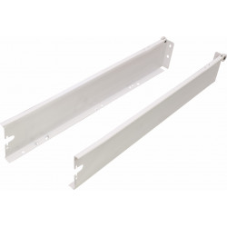 Hafele 558.56.456 Single-Wall Metal Drawer System, Supra 86, White, 86 H x 550 L mm