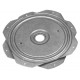 Hafele 646.29.902 Turntable, Unfinished Steel, Load Bearing Capacity - 260 lbs