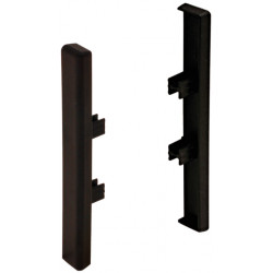 Hafele 792.00.320 Tag Omni Track, Black Edge Profile, For Use with Wall Track
