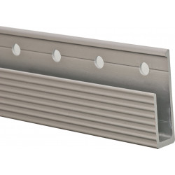 Hafele 792.01.045 Tag Omni Track, J Channel, Aluminum, 97" L x 0.43" W x 1.5" H