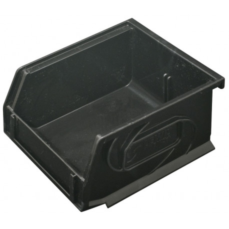 Hafele 792.02. Tag Omni Track, Storage Bin for Office Organization, Plastic, Black