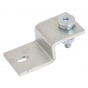 Hafele 793.00.001 Coloma, Single Sided Wall Fastener, Steel, Zinc-Plated