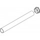 Hafele 801 TAG Synergy Elite Collection, Round Aluminum Wardrobe Tube, Dia - 33 mm, L - 2438 mm