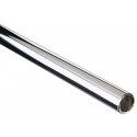 Hafele 801.56. KV 750 1 Series, Heavy Duty Round Wardrobe Tube, Steel, Chrome, Dia - 27 mm