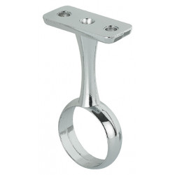 Hafele 802.02.250 Center Support for Screw Mounting Under A Shelf, Dia - 1"
