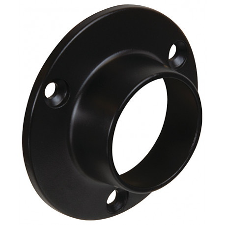 Hafele 803.06. Support for Heavy Duty Wardrobe Tube, Zinc, Black, Dia - 33 mm