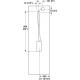 Hafele 805.32. Motorized Wardrobe Lift, Standard Lift, Chrome Tube, Weight Capacity - 60 lbs.