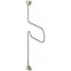 Hafele 805.40.209 Swing Wardrobe Rail, Steel, Chrome-Plated, 170 L x 340 H mm