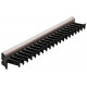 Hafele 807.54. TAG Synergy Collection, Tie Rack, 20 Hook, Anodized Aluminum, Length - 358 mm