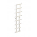 Hafele 807 Tag Quartet Symphony Wall Mount System, Frame Kit, Aluminum/Faux Leather, Height - 56.83"