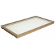 Hafele 807.76. Tag Illuminated Glass Shelf, Aluminum/Tempered Safety Glass