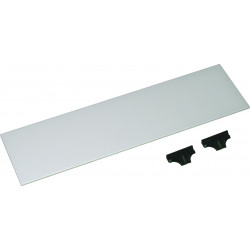 Hafele 807 Tag Engage, Shelf Dividers with Clips, Aluminum, 322 W x 80 H x 41 D mm