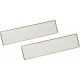 Hafele 807.83. Pair of End Caps for Leather Cleat Boards, Zinc