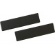 Hafele 807.83. Pair of End Caps for Leather Cleat Boards, Zinc