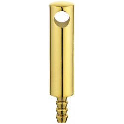 Hafele 812.27. Gallery Rail Holder for 1 Gallery Rail 6 mm, End Post, Zinc Alloy