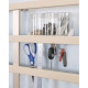 Hafele 818.84.720 Tag Symphony Office, Pencil Tray w/ Plastic Containers, Steel/Plastic, White