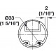 Hafele 830.28. Tag Synergy Elite Collection, Wardrobe Tube for Lighting, Oil-Rubbed Bronze, Black Insert
