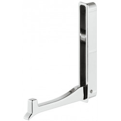 Hafele 844.33.220 Wardrobe Hook for Folding, Hold-in Function with Magnet, Zinc Alloy, 13 x 93 mm