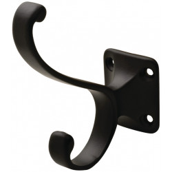 Hafele 845.08. Hat & Coat Hook, Zinc Alloy, 32 W x 78 D x 91 H mm