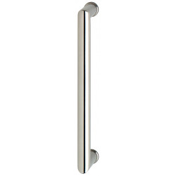 Hafele 903.14.831 Door Handle with Support Roses, Stainless Steel, Matt, CTC - 350 mm