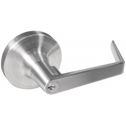 Hafele 911.79.943 Lever with Round Rose, Key Locks & Unlocks Lever