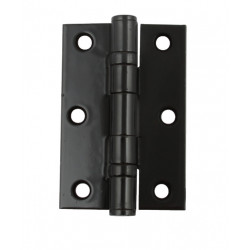 Hafele 926.56.033 Butt Hinge, Ball Bearing, 76 D x 50 W mm, Steel, Black