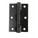Hafele 926.56.033 Butt Hinge, Ball Bearing, 76 D x 50 W mm, Steel, Black