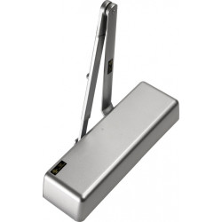 Hafele 931.65.200 Extra Heavy Duty Closer with Cover, LH8016, Aluminum Finish