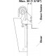 Hafele 938.43.069 Door Dampener, Dictator CD160, 630 Stainless Steel, Satin (US32D)