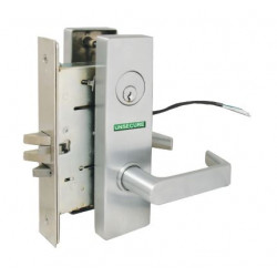TownSteel TME Timer Lock w/ Electrified Mortise Chassis & Status Indicator - Escutcheon, Satin Chrome
