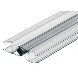 Hafele 950.06.500 Glass Door Magnet Seal, 180 Degree, Aquasys