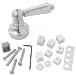 Brass Craft Service Parts SH5737 Fit-All Tub & Shower Lever Handle, Broach N/A, Chrome