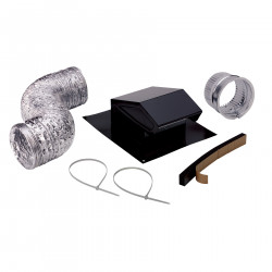 Broan NuTone RVK1A Roof Vent Kit, 8-Foot of 4-Inch flexible aluminum duct.