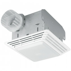 Broan NuTone 678 50 CFM Ventilation Fan with Light, 2.5 Sones