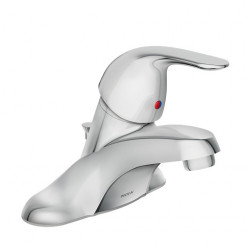 Moen Inc WS84503 Adler, One-Handle Low Arc Bathroom Faucet, Chrome