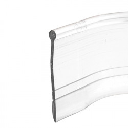Prime Line M 6184 Shower Door Bottom Sweep, Clear Vinyl, 37 x 1 In.