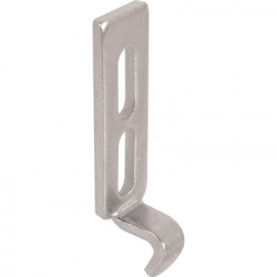Prime Line E 2054 Sliding Patio Door Keeper, Stamped Steel, 2-Pk.