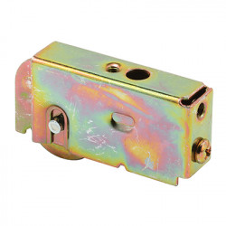 Prime Line D 1723 Single 1-1/4 inch Steel Roller Assembly, Ball Bearing, Plain Back Housing