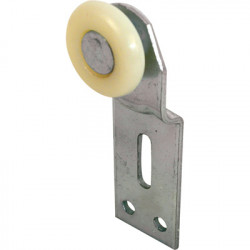 Prime Line N 6512 Wardrobe Door Front Roller Assembly, Convex Nylon Roller, 1 In., 2-Pk.