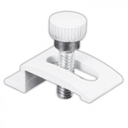 Prime Line PL 7940 Storm Door Panel Clips, White, 3/4 In., 8-Pk.