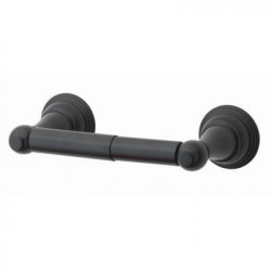 Homewerks Worldwide 109722 Toilet Paper Holder, Vintage Design, Matte Black