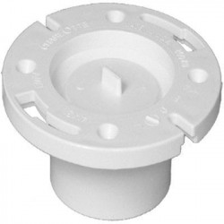 Charlotte Pipe & Foundry Company PVC 00800K 0800HA Schedule 40 DWV Closet Flange, Pop Top, 4 in