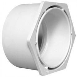 Charlotte Pipe & Foundry Company PVC 00107 1 Schedule 40 DWV Reducing Bushing, PVC