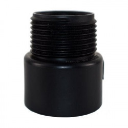Charlotte Pipe & Foundry Company ABS 00109 0800HA ABS/DWV Pipe Male Adapter, 1-1/2 in MIP
