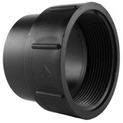 Charlotte Pipe & Foundry Company ABS 00105 1200HA ABS/DWV Cleanout Body Adapter, Spigot x FIP, 4 in
