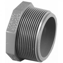 Charlotte Pipe & Foundry Company PVC 08113 Schedule 80 PVC MPT Plug