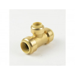 BK Products 6632-443 Push-On Pipe Tee, 3/4 x 3/4 x 1/2 In. Copper